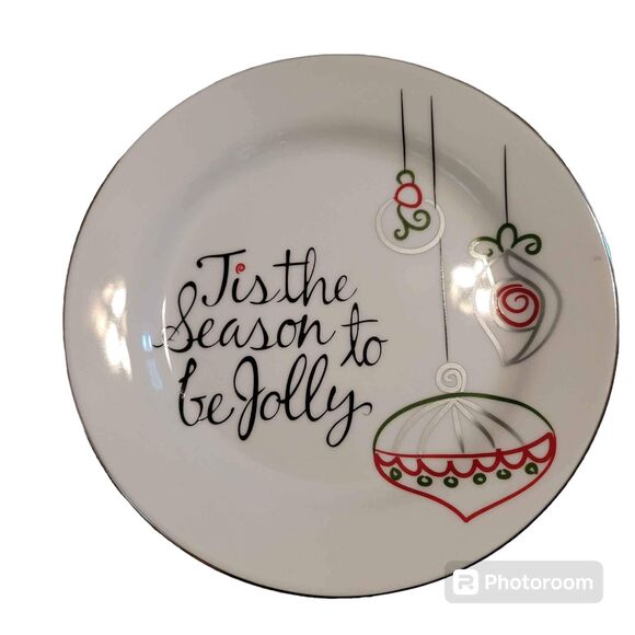 2009 St. Nicholas Square 4 Appetizer Plates Christmas Holiday - Picture 5 of 7